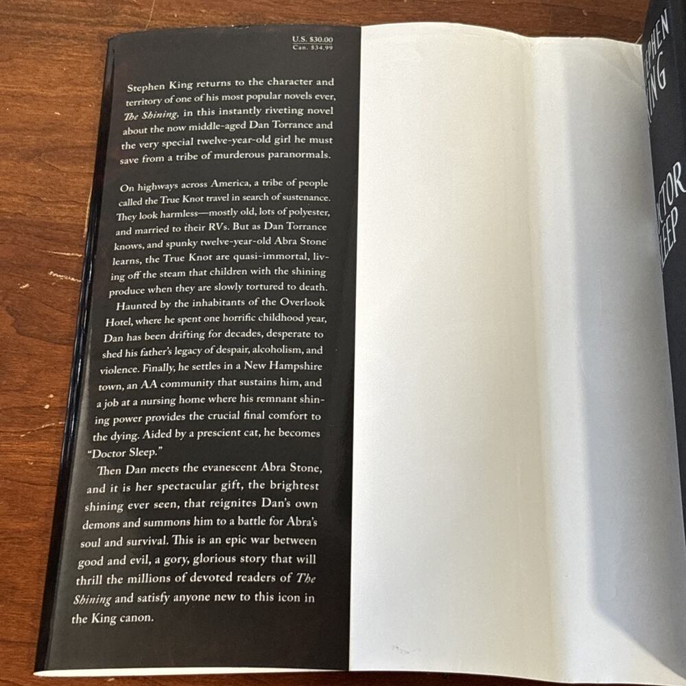 Doctor Sleep Stephen King First Edition 1st Printing Scribner HC DJ 2013 - Picture 10 of 10